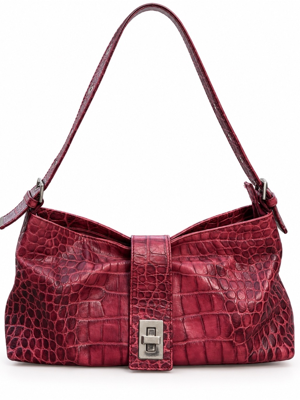 Roberta Gandolfi shoulder bag in a wine red